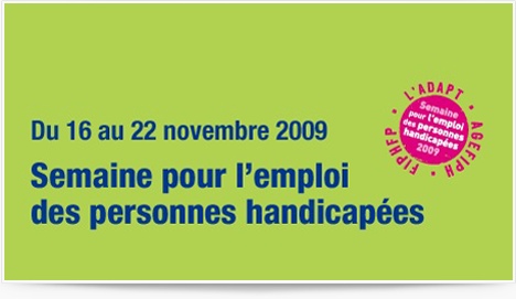 Semaine pour l'emploi des handicapés