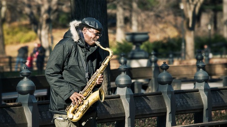 joueur de saxophone